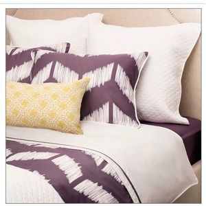 Crane & Canopy Duvet, and 2 shams, Addison purple